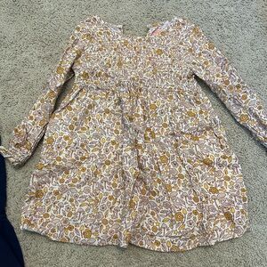 EUC - Fall Floral Twill Long Sleeve Dress - Cat & Jack